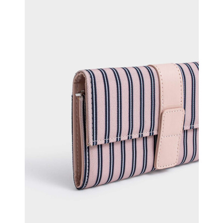 Billetera Fichero Rayado Estampado Rayas