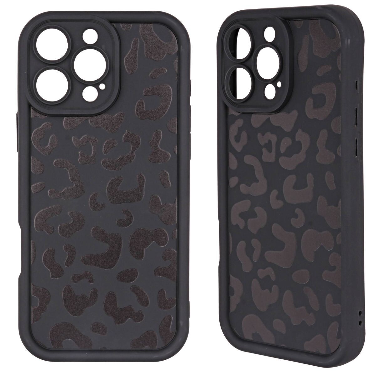 Protector animal print negro Iphone 13 