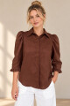 Camisa palma Chocolate