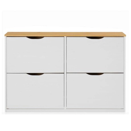 ZAPATERA HORIZONTAL MADERA BLANCO SARASOTA