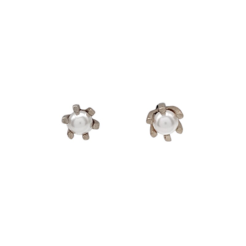 Caravanas Perlas-Plata 925-Con Perla-CA3257 Conperla