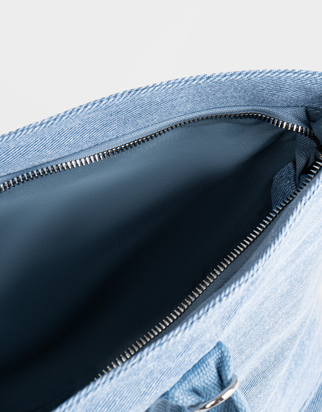 Shopper Denim Cartera Shopper Denim - Azul Gastado
