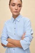 CAMISA SAUZAL Celeste