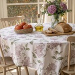 Mantel Hortensia 190 x 330