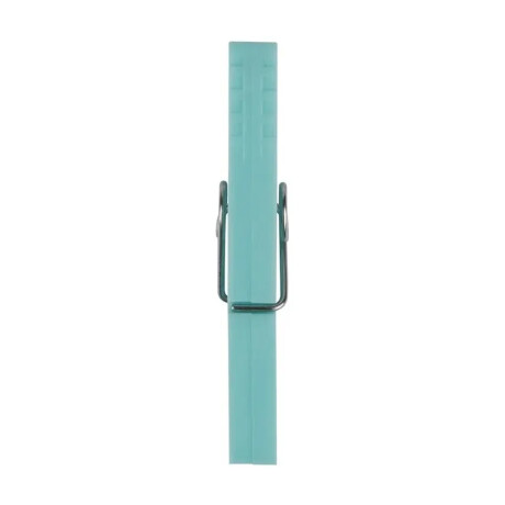Palillos Pinzas Plásticas Mor 12 Piezas Ropa Cuerdas Tender Celeste