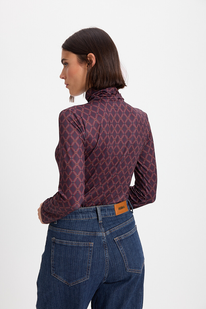 Polera Junno Bordeaux