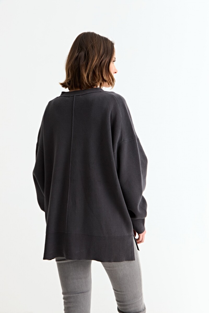Cardigan oversized NEGRO