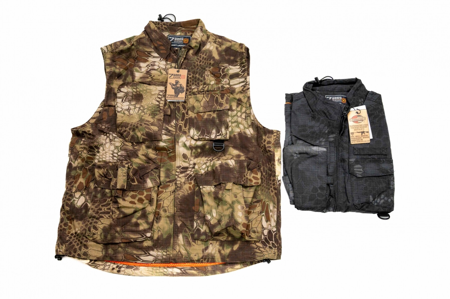 CHALECO JAGER CAMUFLADO CAZADOR (C234).- 