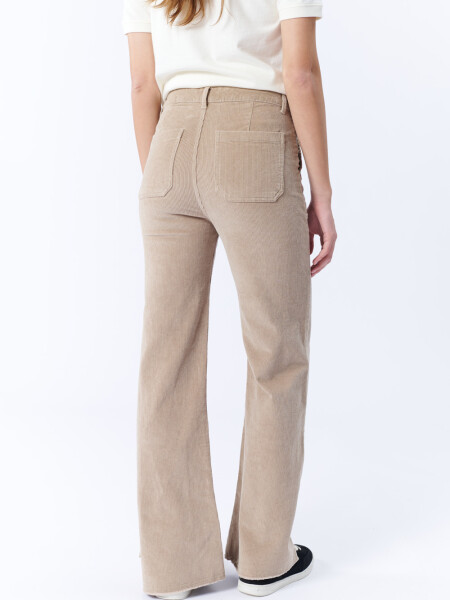 Pantalón de pana oxford Beige