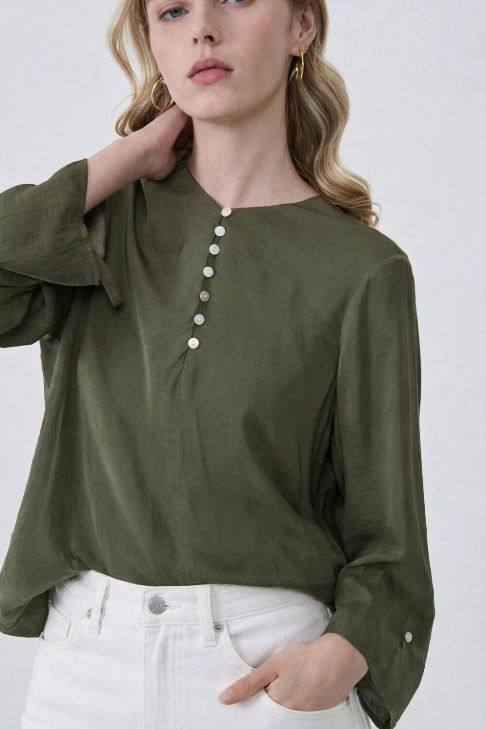 Blusa Zoyan Verde Oliva