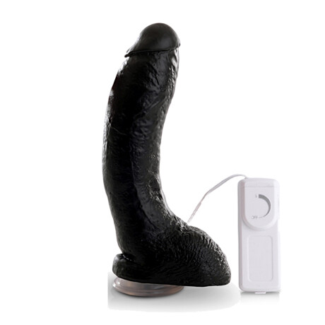 Vibrador Realístico Jeff Stricker Con Ventosa Negro