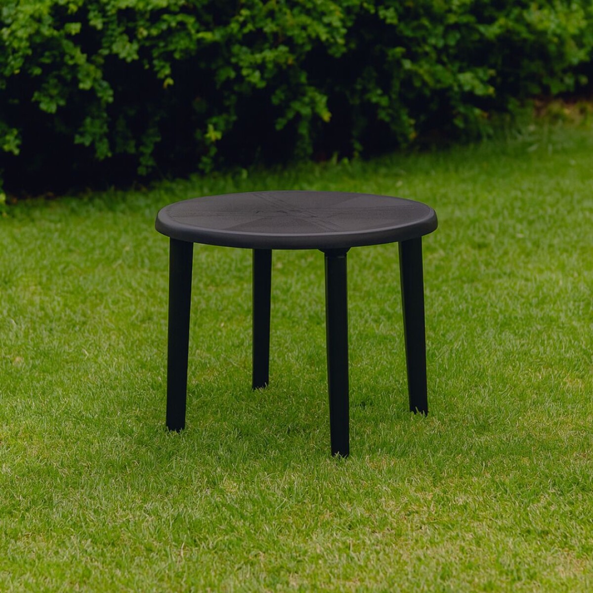 MESA JARDIN MOR REDONDA - NEGRO 