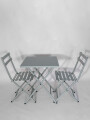 Juego De Terraza Rossy, Plegable Color Unico
