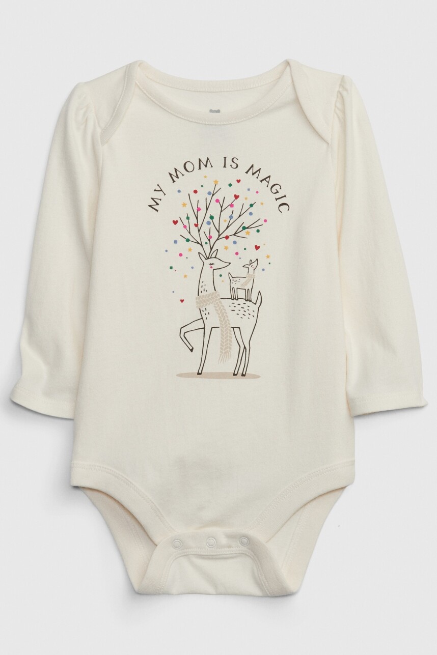 Body Manga Larga Bebé Ivory Frost