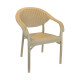 Silla con apoya brazos BEIGE
