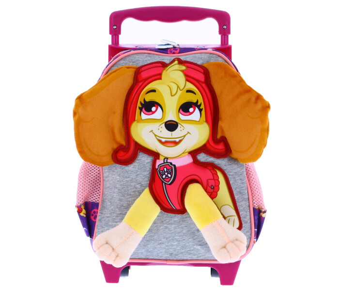 Mochila Carro Paw Patrol 3D Violeta/Gris/Naranja