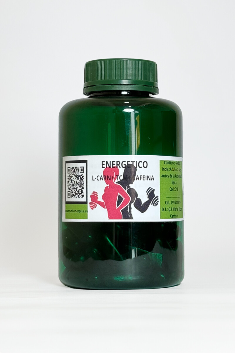 Energético (L-Carnitina, TCM y Cafeína) - 60 capsulas 