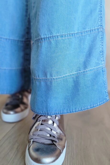 Pantalón Tomillo Denim Celeste