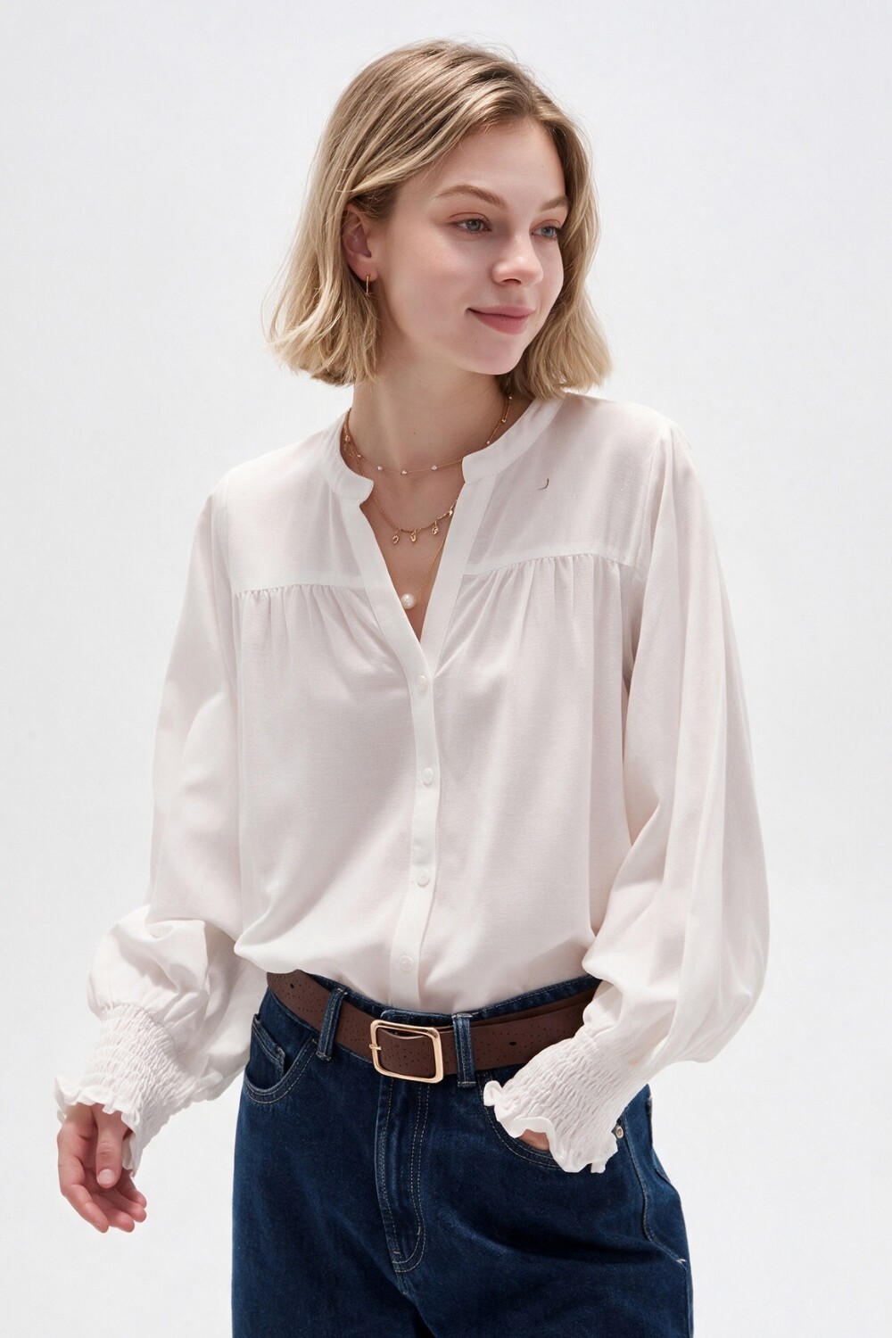 Camisa Telan Blanco