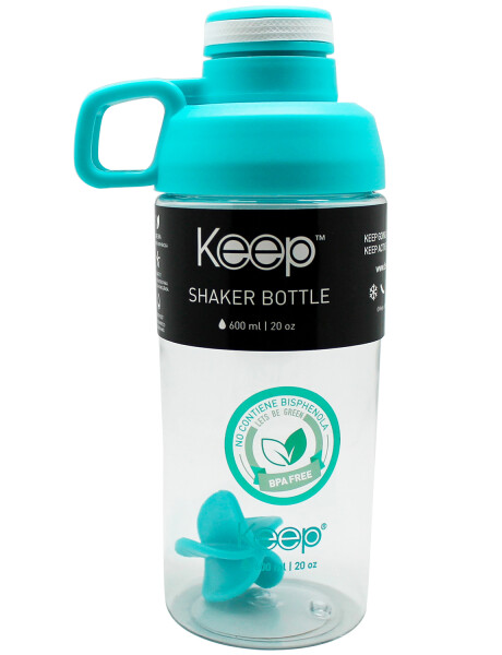 Botella Keep Shaker 600ml con mecanismo de mezclado. Colores Surtidos Botella Keep Shaker 600ml con mecanismo de mezclado. Colores Surtidos