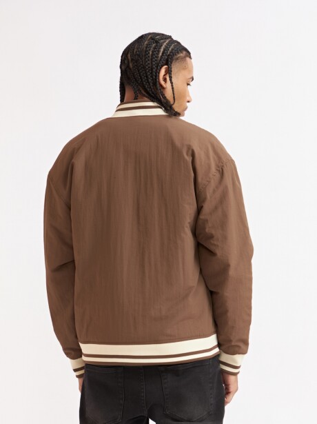 CAMPERA COLLAGE MARRON