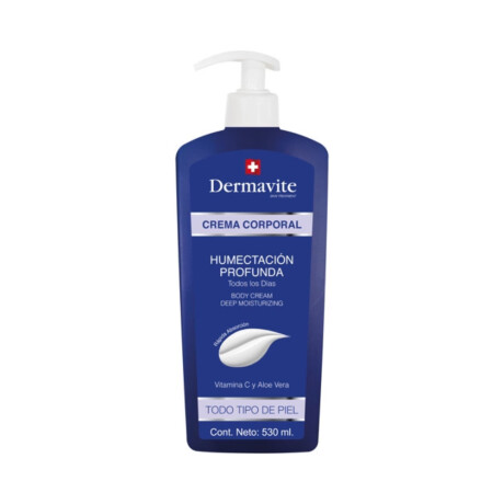 Crema Corporal Dermavite Humectación Profunda Todo Tipo De Piel Vitamina C Y Aloe Vera 530ml Crema Corporal Dermavite Humectación Profunda Todo Tipo De Piel Vitamina C Y Aloe Vera 530ml