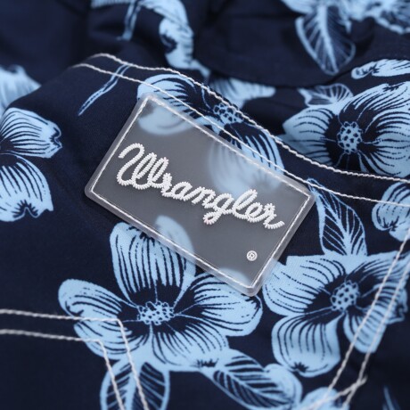 Short Wrangler de Hombre -Shorts Venus - L530009WRANAVYPRINT ELD