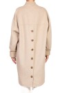 CHAQUETA LARGA Beige