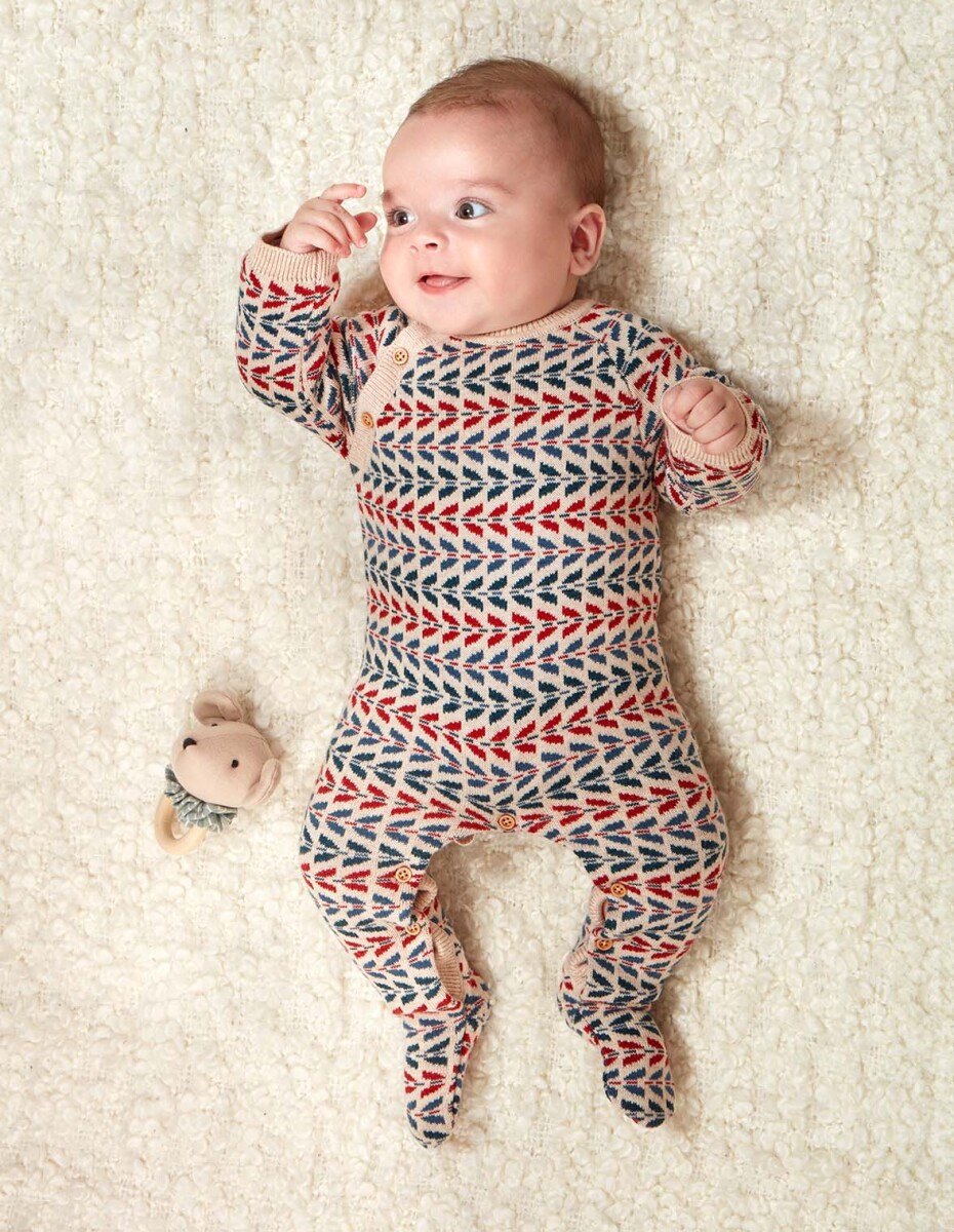 Pelele De Jaquard - Rojo 