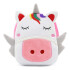 Mochila Infantil Animales De Peluche Niños Escuela 3d Variante Color Unicornio Rosa