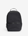 Mochilas Urbanas Nylon Mochila Con Bolsillo Delantero Y Laterales. - Negro