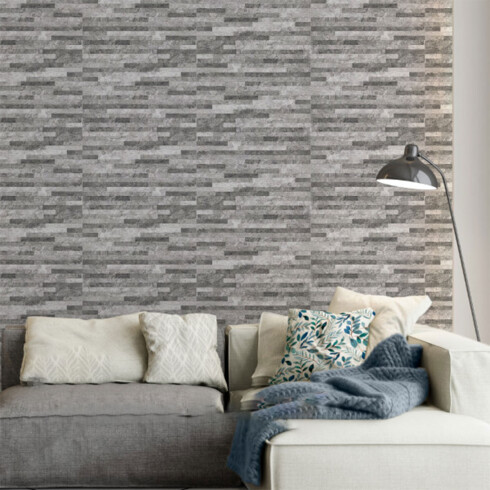 CERAMICA RECTANGULAR MATE GRIS PIEDRA FORMATO 34X51 CM GAMAS DE GRIS