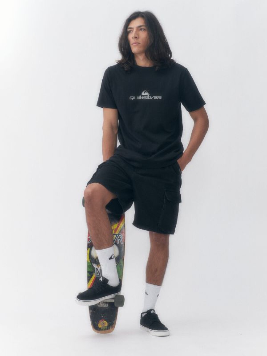 Remera Quiksilver Logo - Negro 