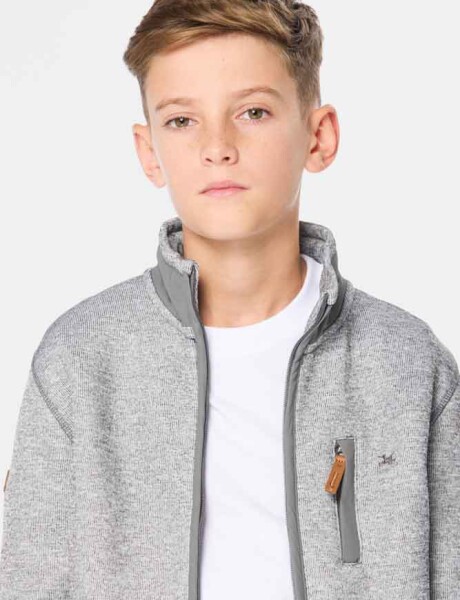 CAMPERA FELPA ESPECIAL Gris