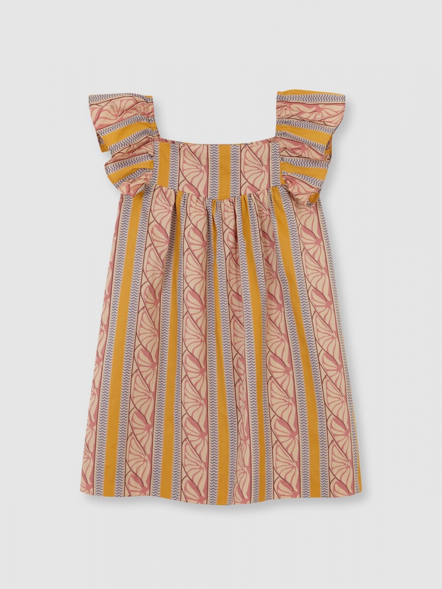 Vestido Estampado Etnico Piedra