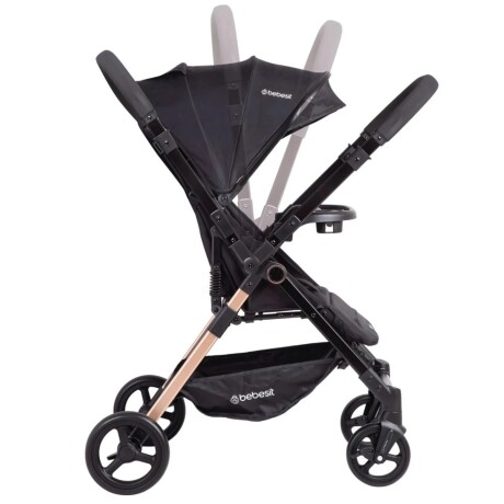 Coche CITY, Manillar Reversible, plegado sencillo y compacto, NEGRO Coche CITY, Manillar Reversible, plegado sencillo y compacto, NEGRO