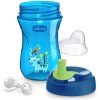 Vaso antiderrame 12 m + CHICCO azul