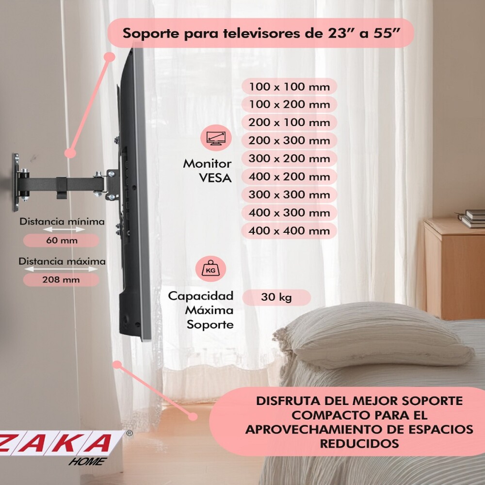 Soporte Articulado Para TV Led Lcd de 23" A 55" Soporte Articulado Para TV Led Lcd de 23" A 55"