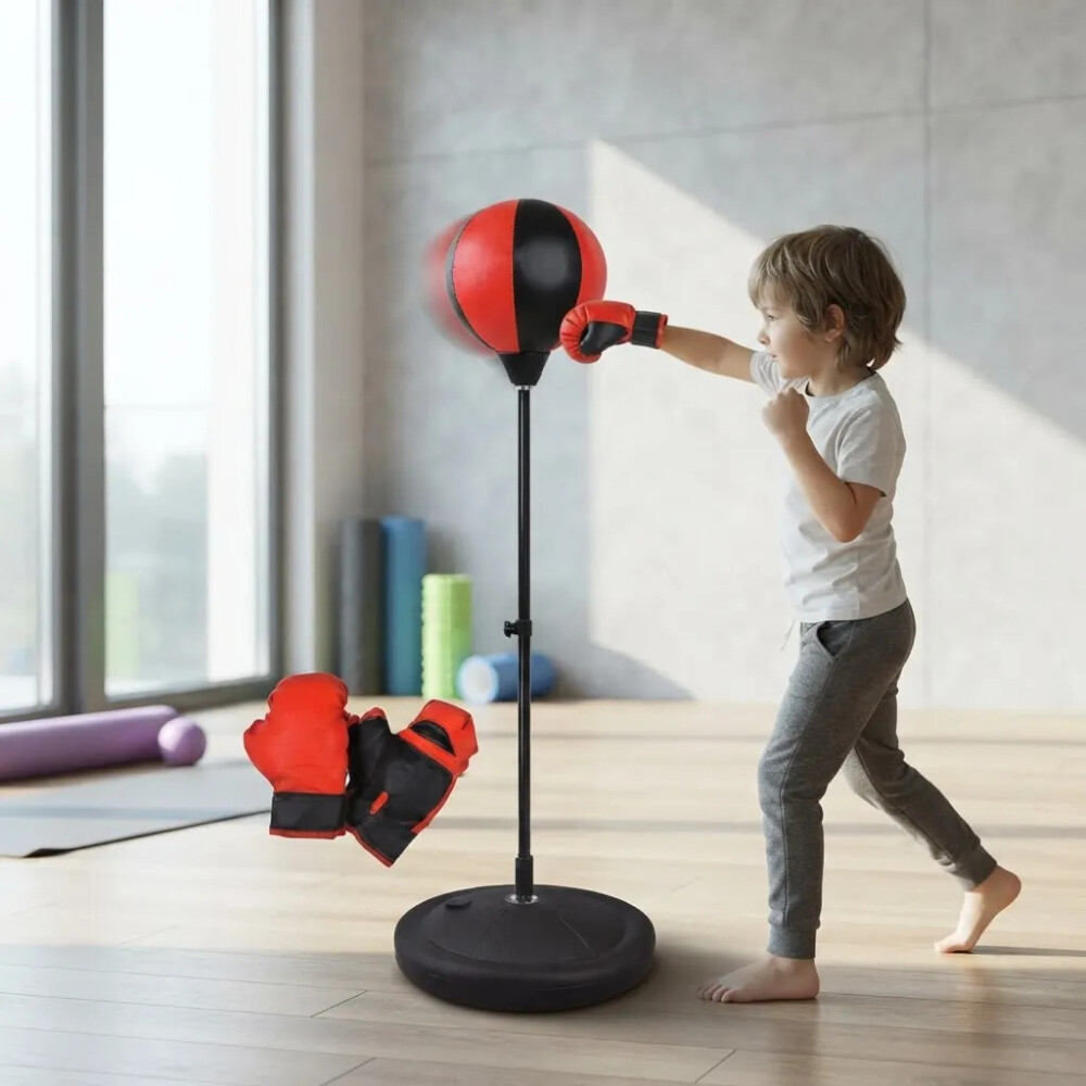 Set De Bolsa De Boxeo Con Soporte Set De Bolsa De Boxeo Con Soporte