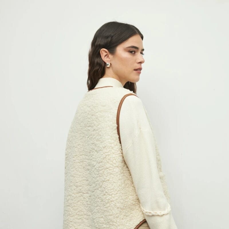 Chaleco Alden Beige