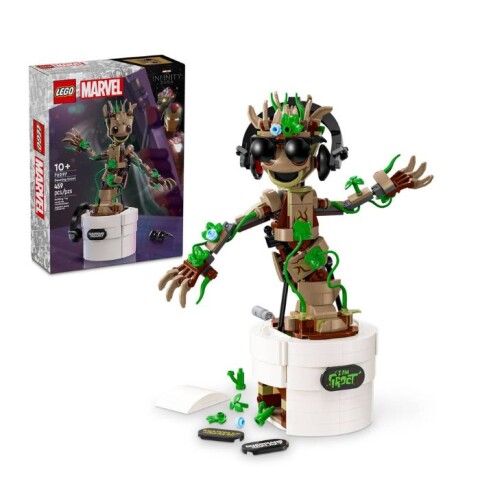 Lego® Marvel Groot Bailarín - Cantidad De Piezas 459 Lego® Marvel Groot Bailarín - Cantidad De Piezas 459
