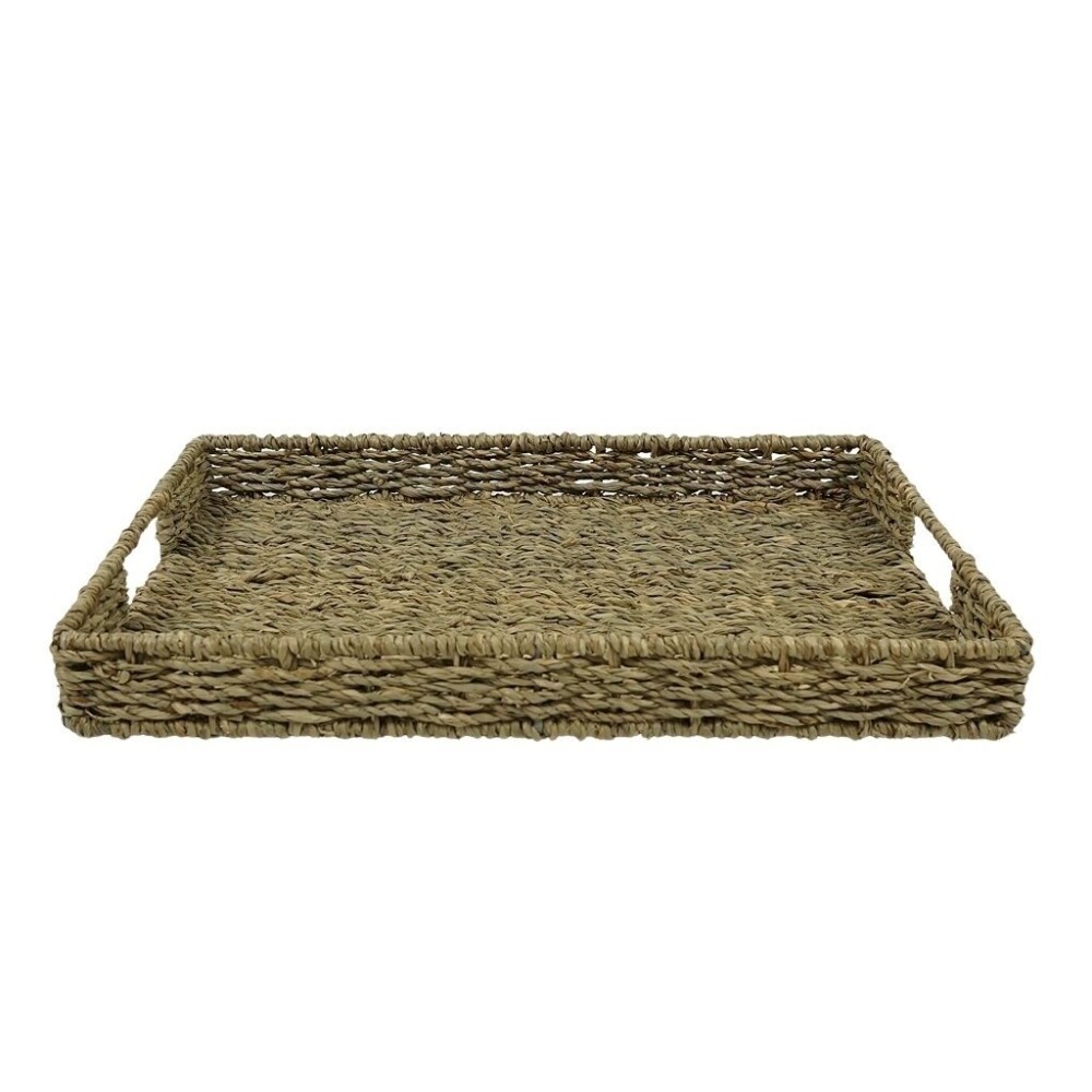 Bandeja Rectangular 38x28xh4.5Cms Fibra Natural BANDEJA RECTANGULAR 38X28XH4.5CMS FIBRA NATURAL