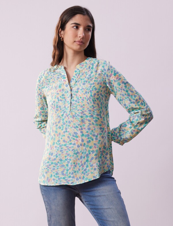Blusa Printed VERDE/MULTI