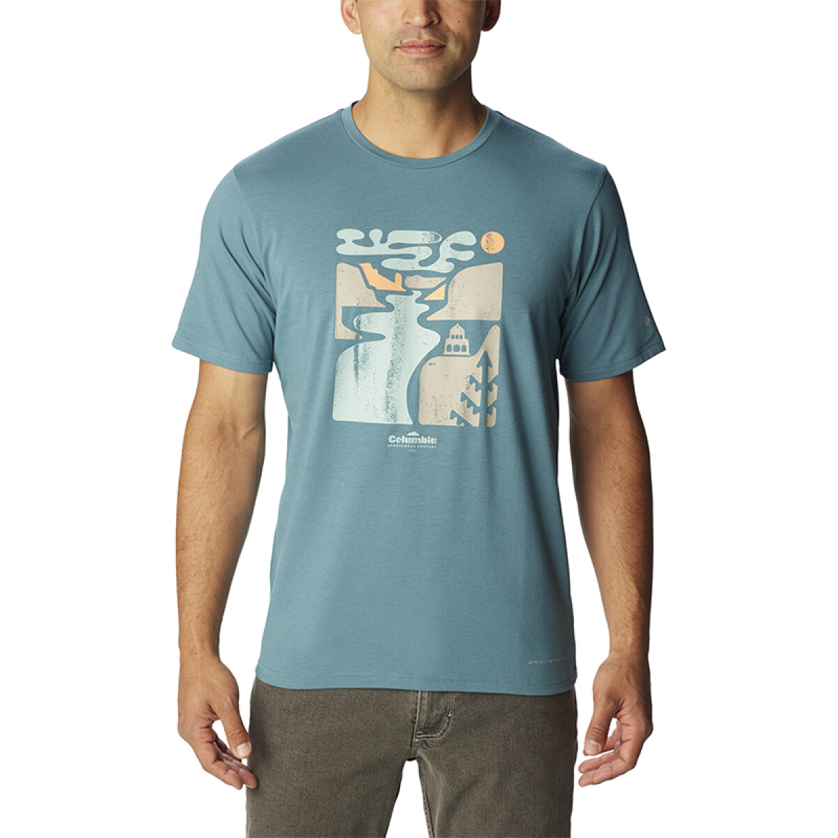 Remera Sun Trek Hombre - CLOUDBURST / NAP 