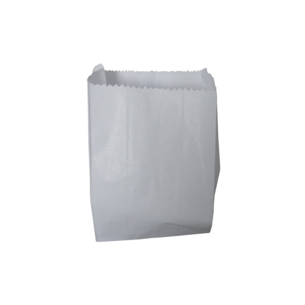 BOLSA PAPEL P 12X(7)X17 CM. BLANCA 240 UNIDADES POR KILO APROX. BLANCO