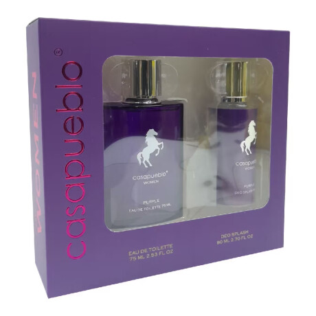 Pack Casapueblo Wild Purple Perfume EDT 75 ml + Deo Splash Pack Casapueblo Wild Purple Perfume EDT 75 ml + Deo Splash