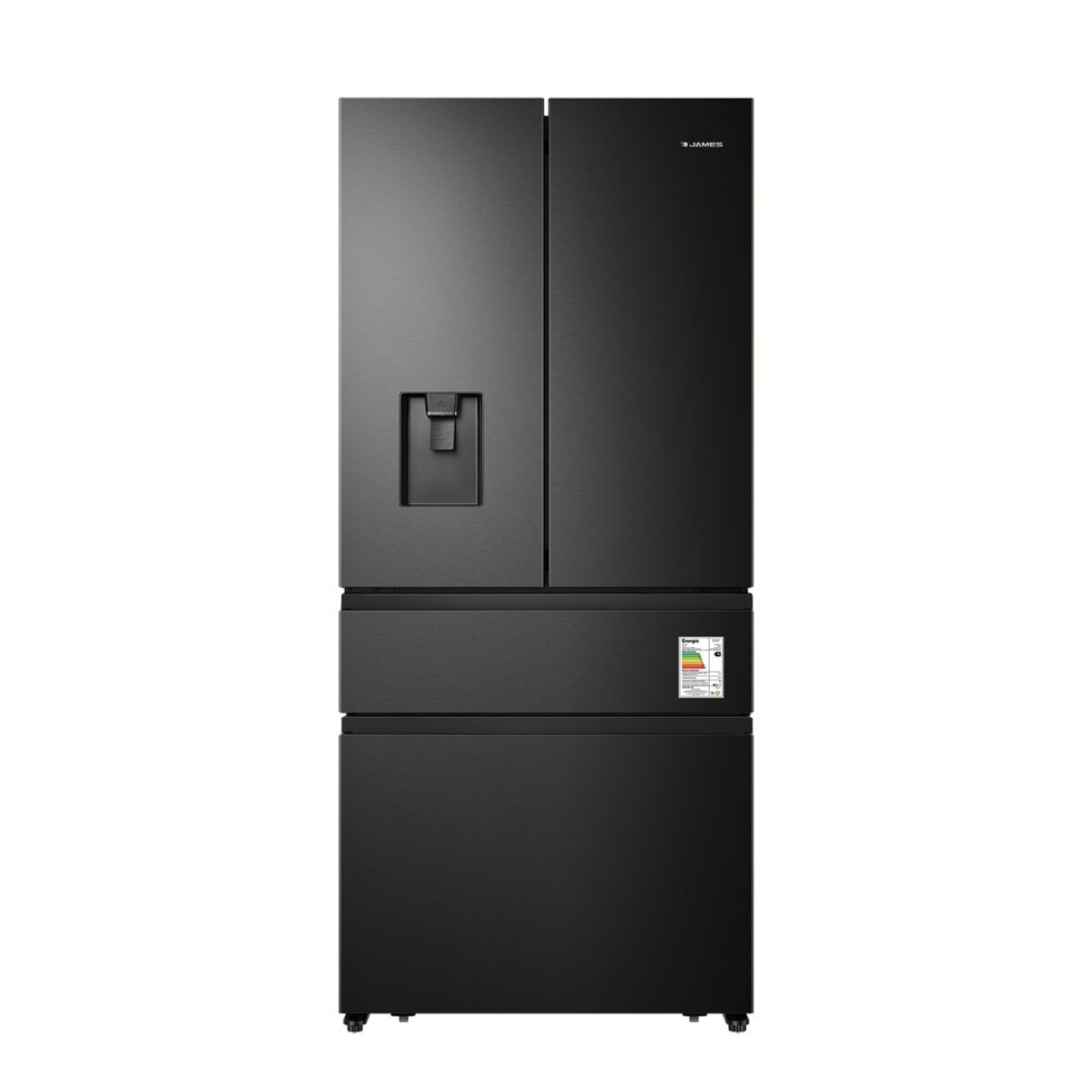 Heladera Negra - Modelo French Door RJ 455 FTI KDD Inverter - James 