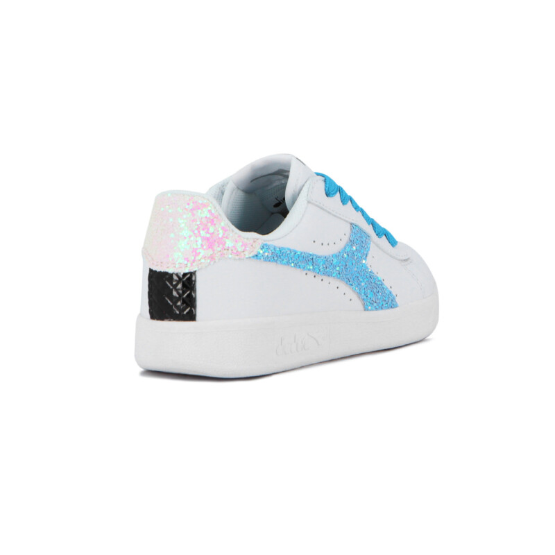 Diadora KNOCK ON Lifestyle Niños Blanco-Turquesa Blanco-Turquesa