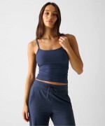 Top Reversible Whisper Crossover Mujer Deep Navy Heather