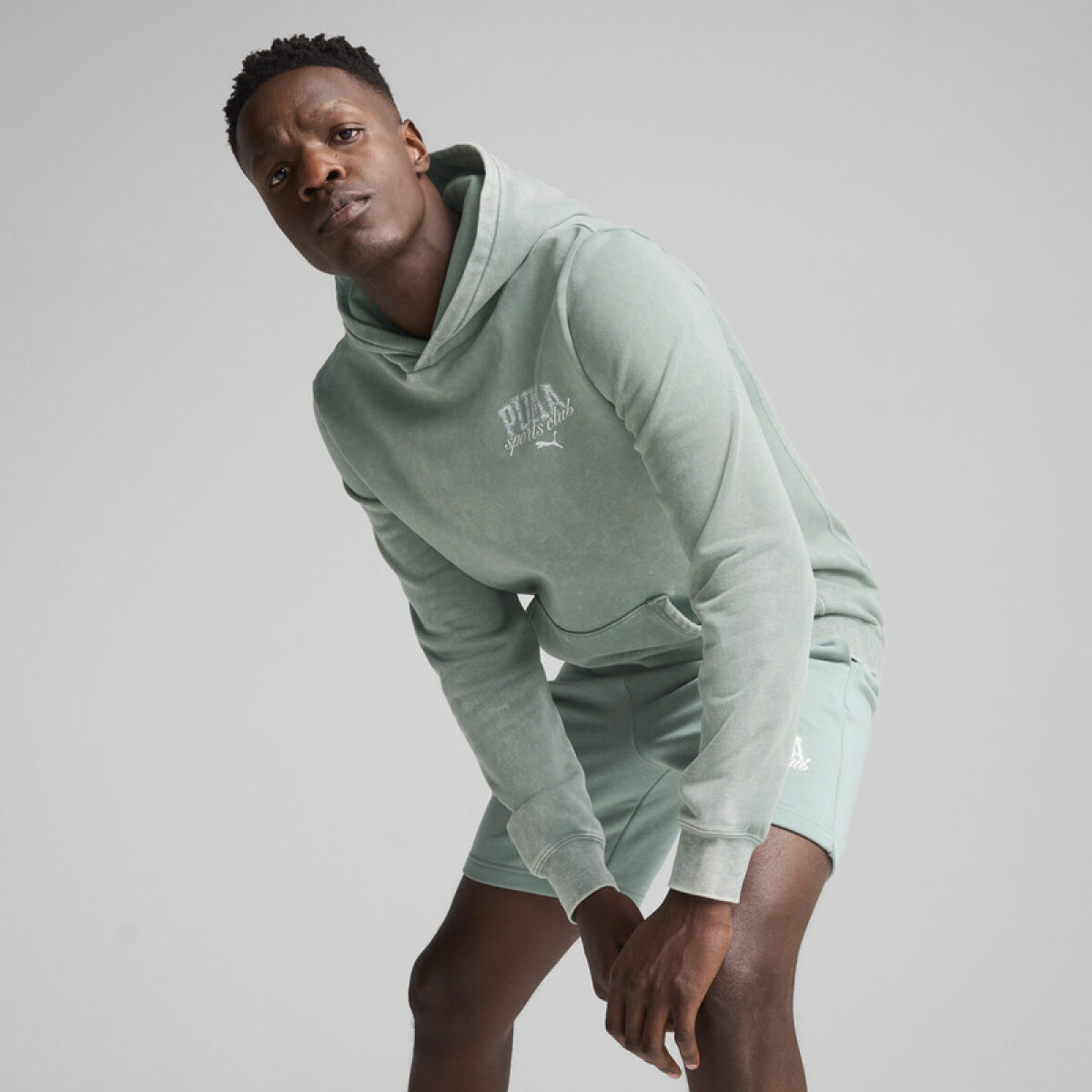 CLASS Washed Hoodie FL 68560030 - Verde 